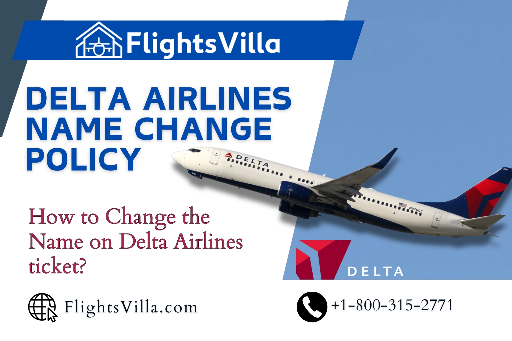 How to Change the Name on Delta Airlines ticket
